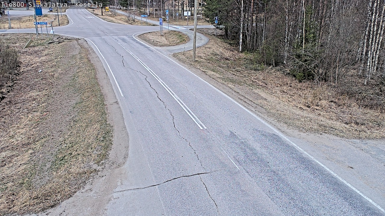 Weather Camera Image Väg 800 Siikalatva Kestilä, Siikalatva, Pohjois-Pohjanmaa