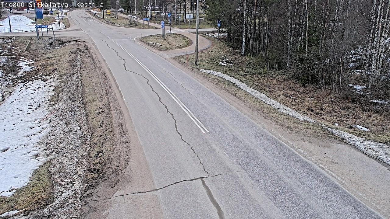 Weather Camera Image Väg 800 Siikalatva Kestilä, Siikalatva, Pohjois-Pohjanmaa