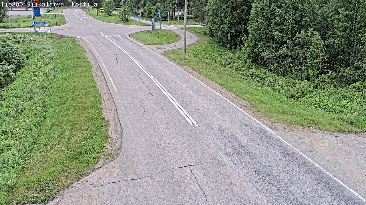 Weather Camera Image Road 800 Siikalatva Kestilä, Siikalatva, Pohjois-Pohjanmaa