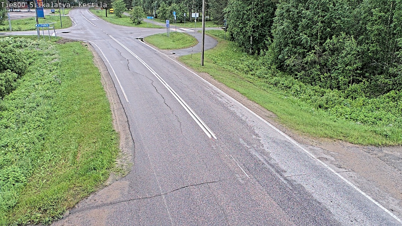 Weather Camera Image Road 800 Siikalatva Kestilä, Siikalatva, Pohjois-Pohjanmaa