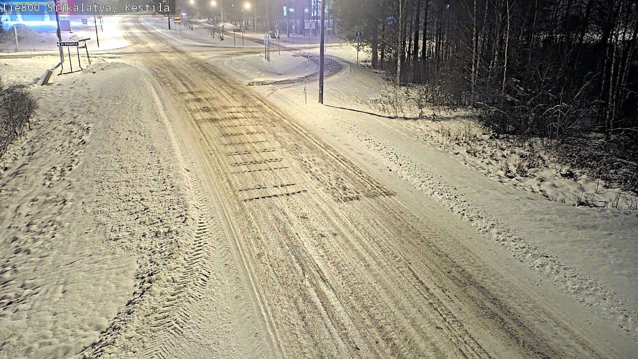 Weather Camera Image Väg 800 Siikalatva Kestilä, Siikalatva, Pohjois-Pohjanmaa