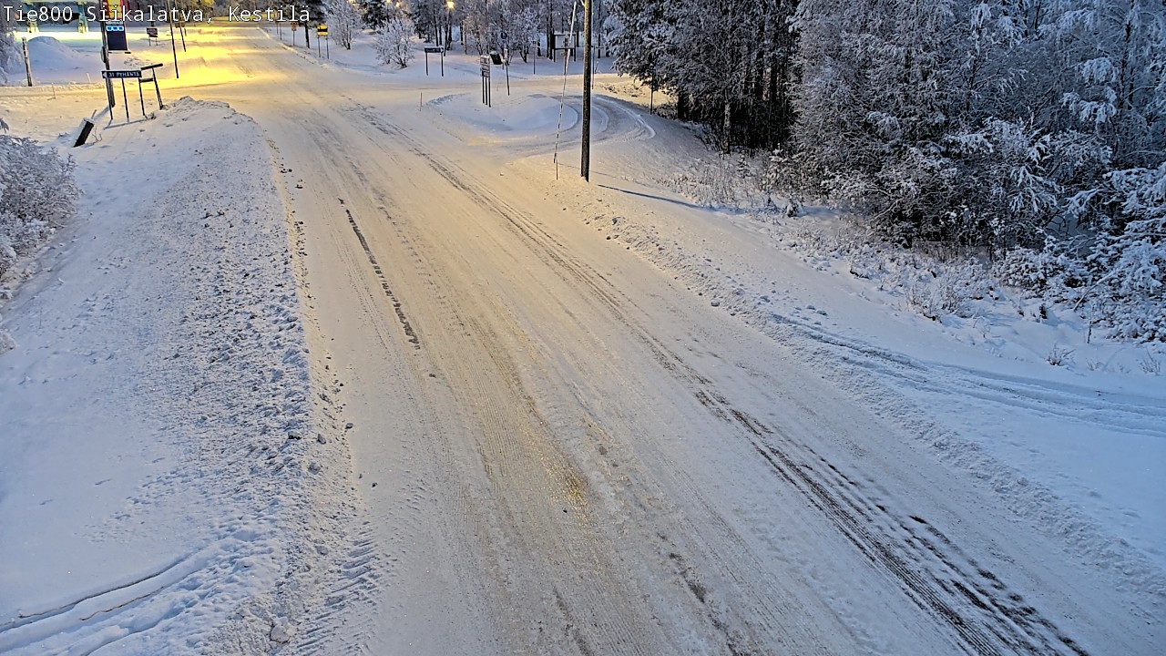 Weather Camera Image Road 800 Siikalatva Kestilä, Siikalatva, Pohjois-Pohjanmaa