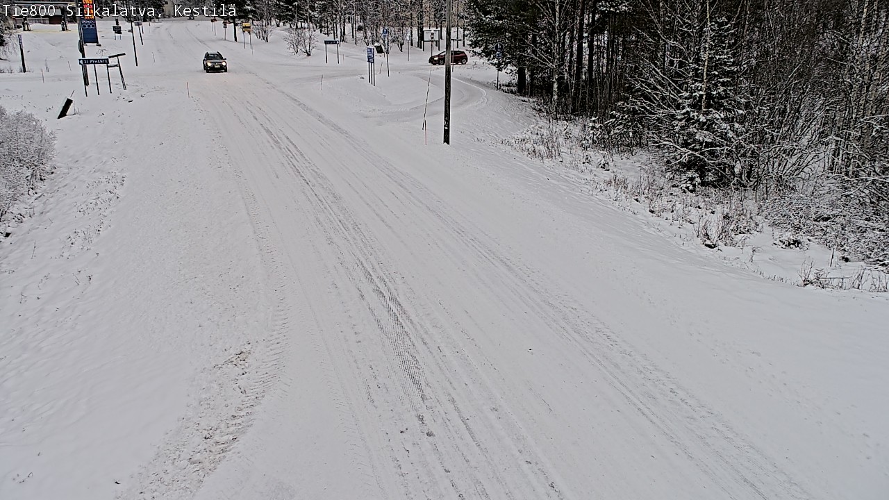 Weather Camera Image Väg 800 Siikalatva Kestilä, Siikalatva, Pohjois-Pohjanmaa