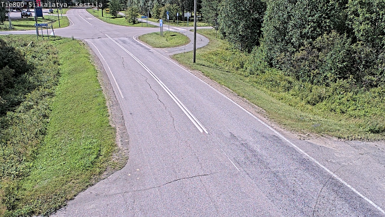 Weather Camera Image Väg 800 Siikalatva Kestilä, Siikalatva, Pohjois-Pohjanmaa