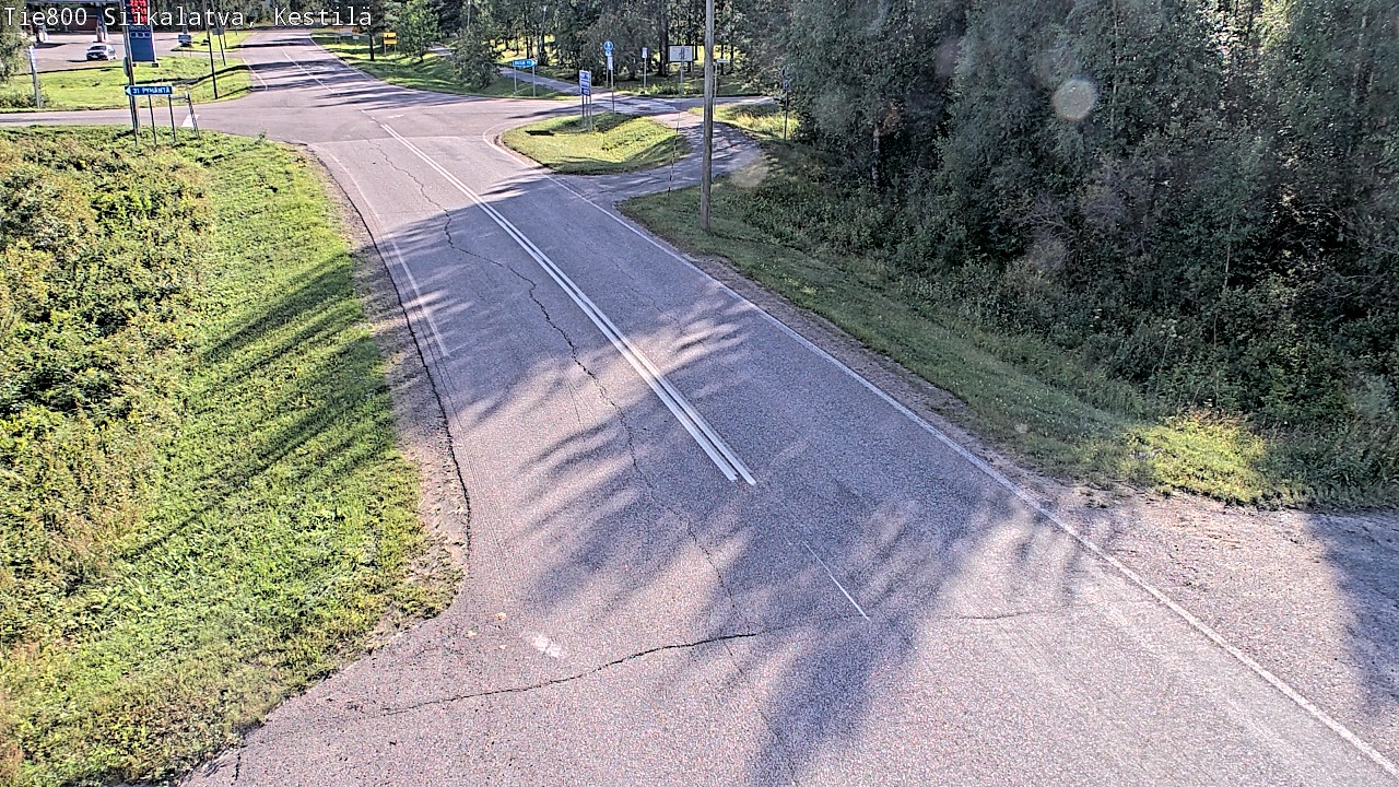 Weather Camera Image Väg 800 Siikalatva Kestilä, Siikalatva, Pohjois-Pohjanmaa