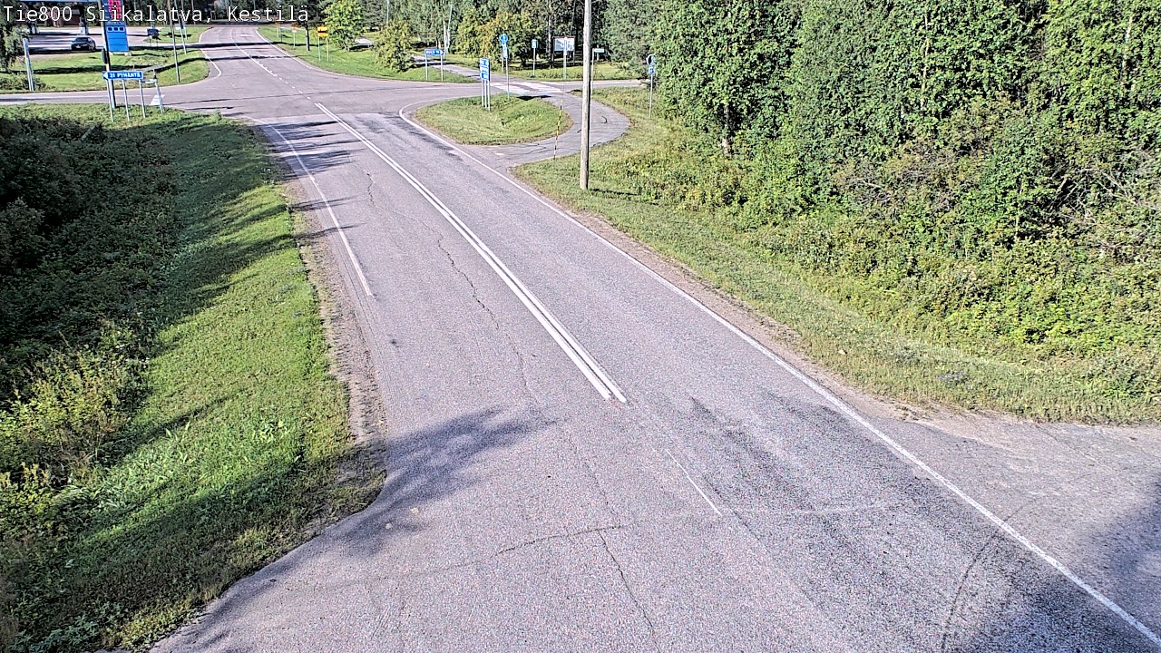 Weather Camera Image Väg 800 Siikalatva Kestilä, Siikalatva, Pohjois-Pohjanmaa