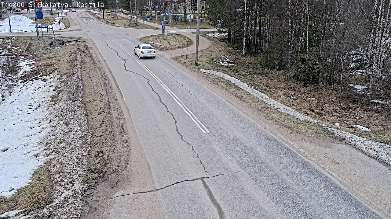 Weather Camera Image Väg 800 Siikalatva Kestilä, Siikalatva, Pohjois-Pohjanmaa