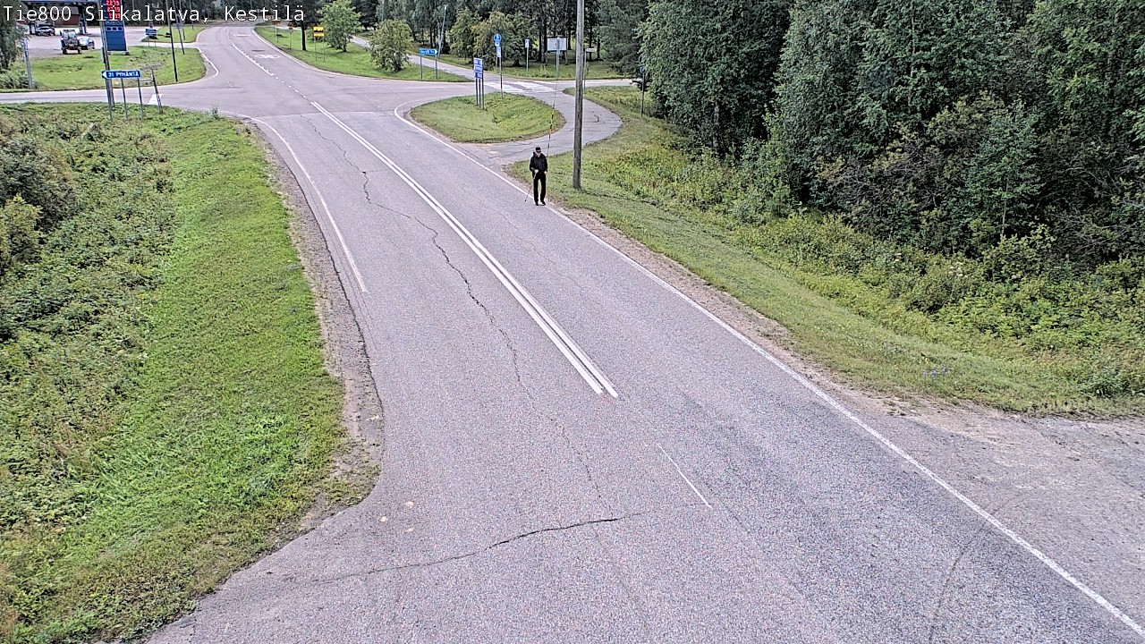 Weather Camera Image Väg 800 Siikalatva Kestilä, Siikalatva, Pohjois-Pohjanmaa
