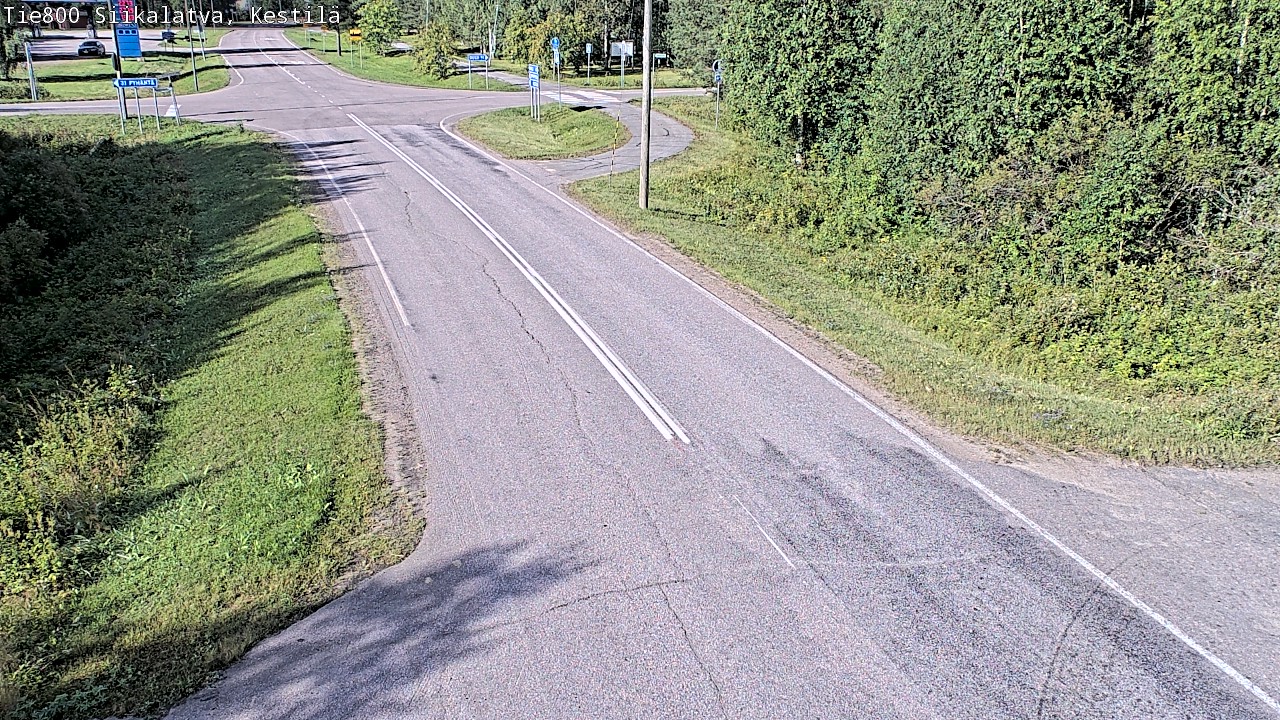 Weather Camera Image Väg 800 Siikalatva Kestilä, Siikalatva, Pohjois-Pohjanmaa