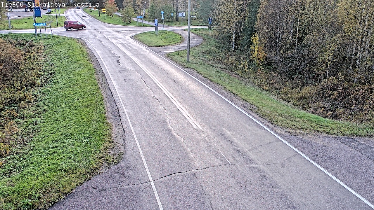 Weather Camera Image Road 800 Siikalatva Kestilä, Siikalatva, Pohjois-Pohjanmaa