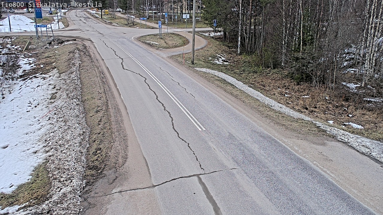 Weather Camera Image Väg 800 Siikalatva Kestilä, Siikalatva, Pohjois-Pohjanmaa