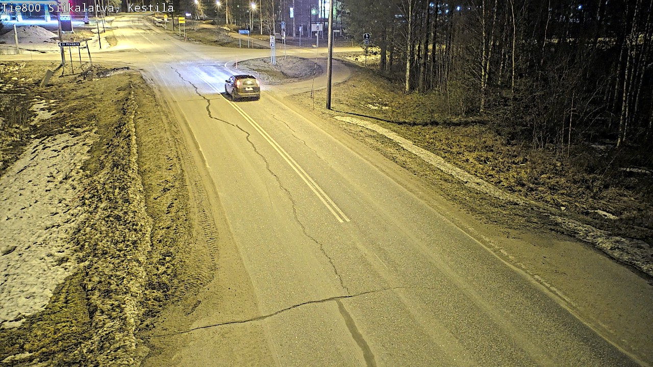 Weather Camera Image Väg 800 Siikalatva Kestilä, Siikalatva, Pohjois-Pohjanmaa
