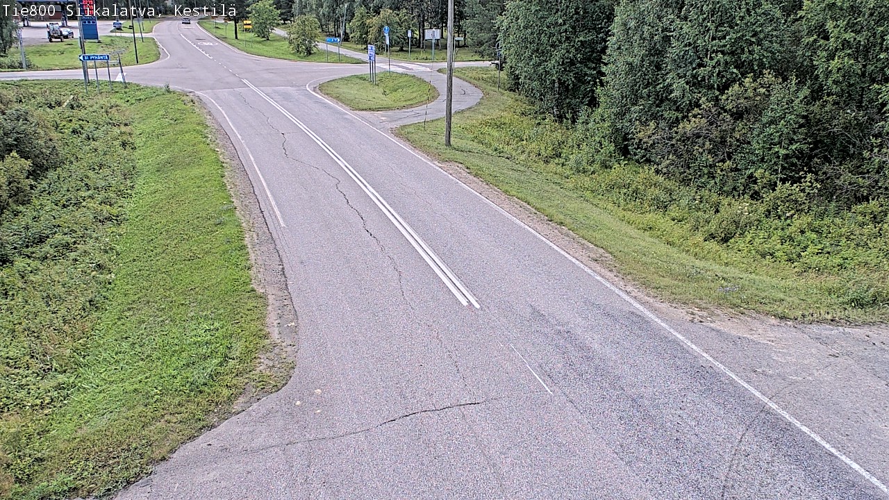 Weather Camera Image Väg 800 Siikalatva Kestilä, Siikalatva, Pohjois-Pohjanmaa