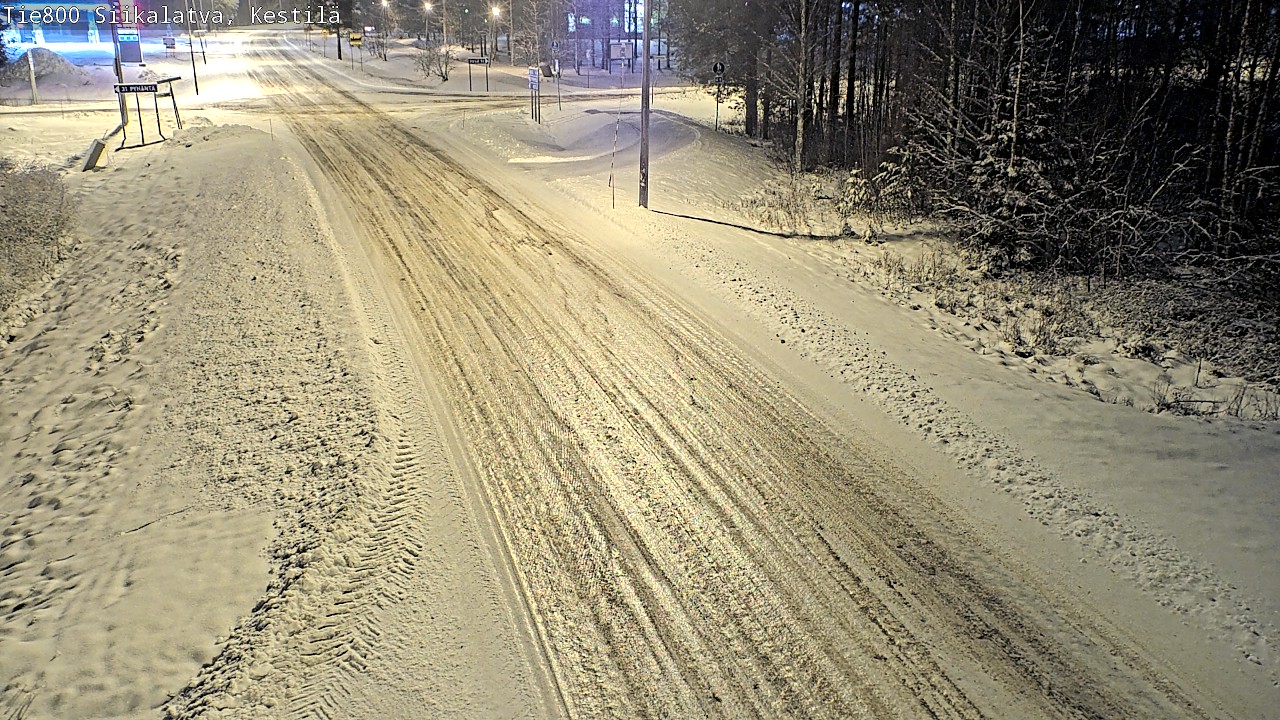 Weather Camera Image Väg 800 Siikalatva Kestilä, Siikalatva, Pohjois-Pohjanmaa