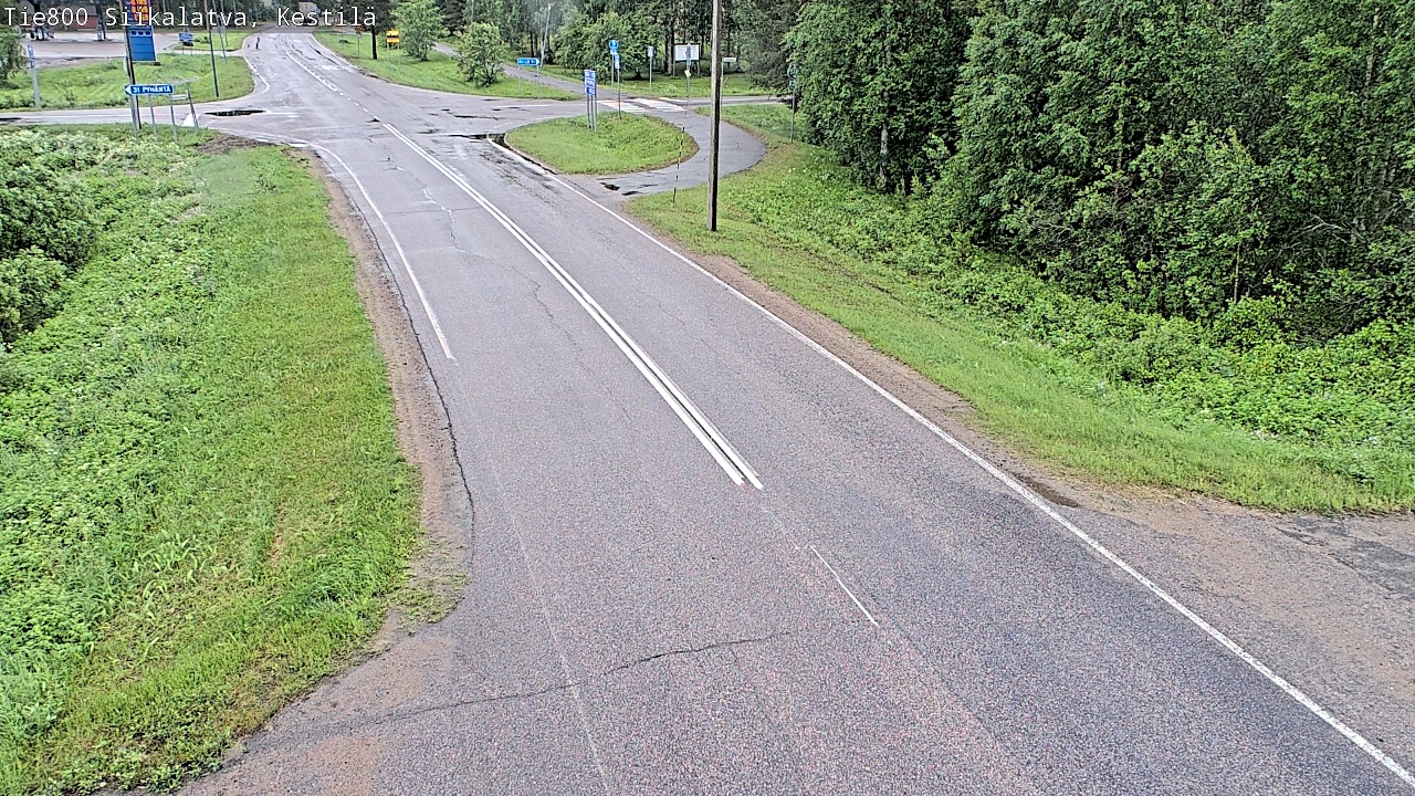 Weather Camera Image Road 800 Siikalatva Kestilä, Siikalatva, Pohjois-Pohjanmaa