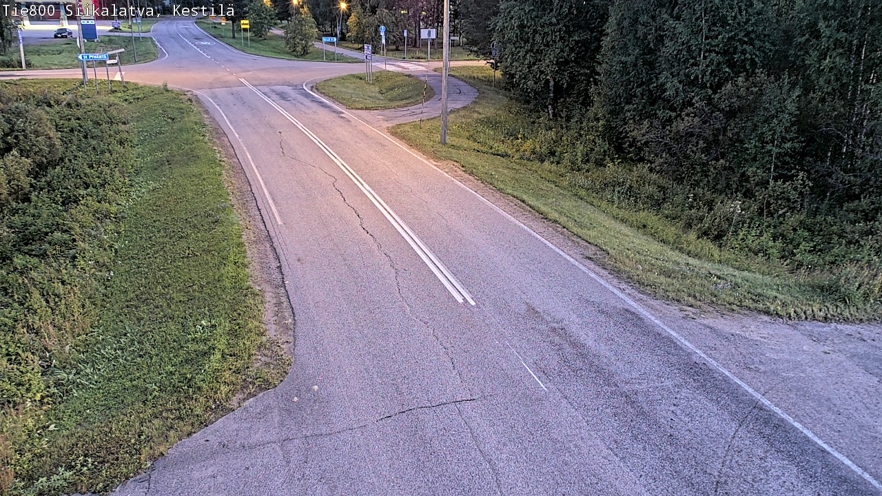Weather Camera Image Väg 800 Siikalatva Kestilä, Siikalatva, Pohjois-Pohjanmaa