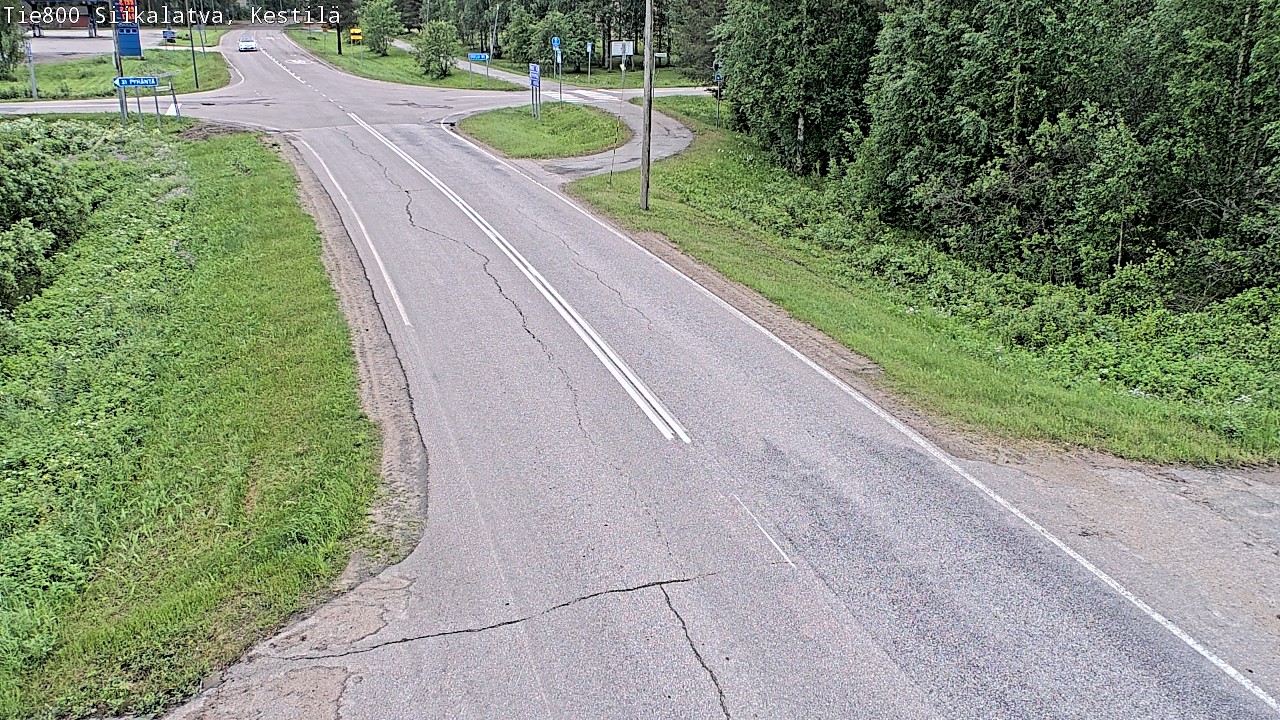 Weather Camera Image Road 800 Siikalatva Kestilä, Siikalatva, Pohjois-Pohjanmaa