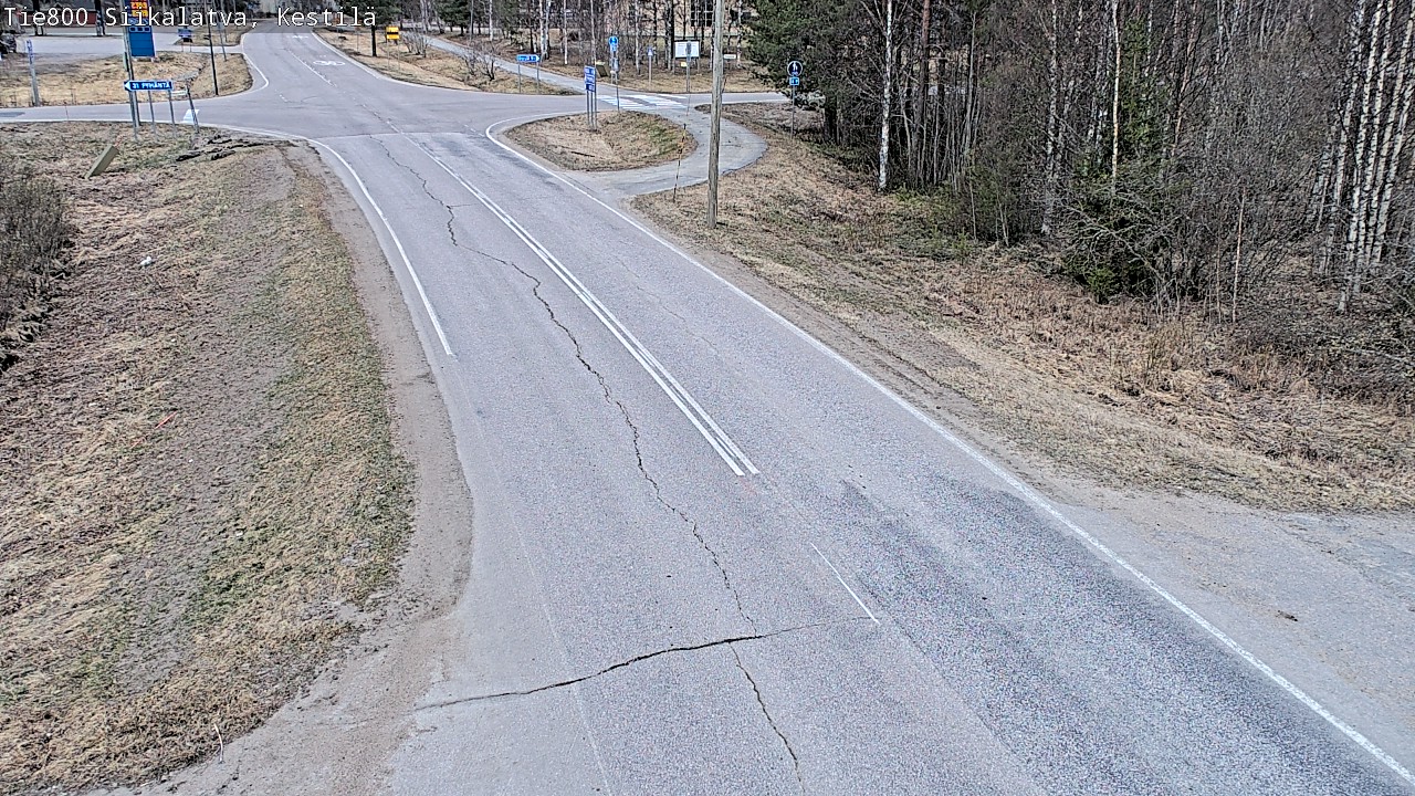 Weather Camera Image Väg 800 Siikalatva Kestilä, Siikalatva, Pohjois-Pohjanmaa