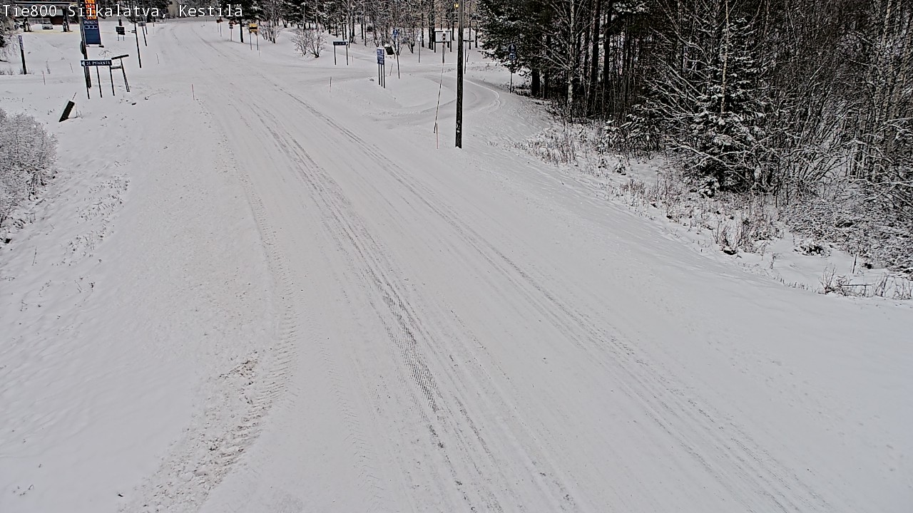 Weather Camera Image Väg 800 Siikalatva Kestilä, Siikalatva, Pohjois-Pohjanmaa