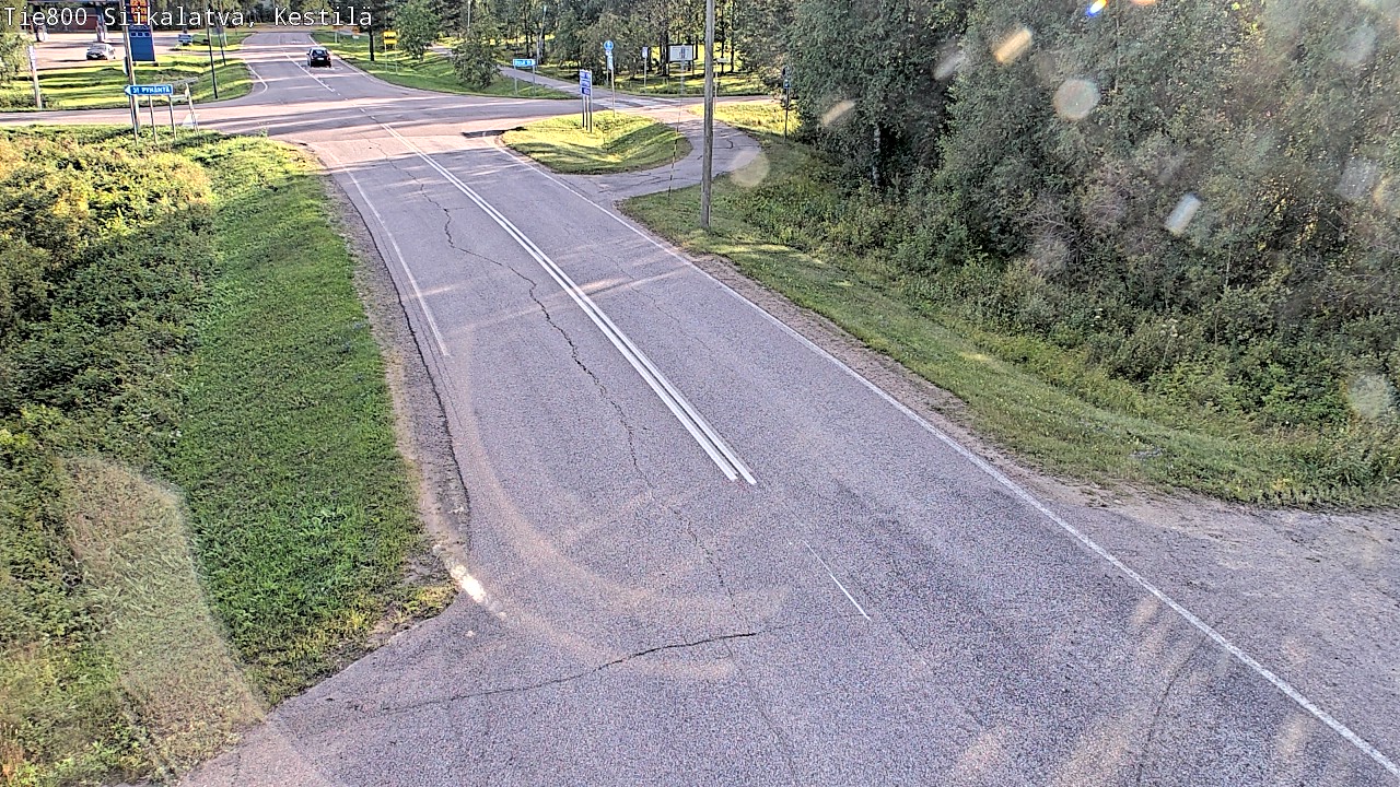 Weather Camera Image Väg 800 Siikalatva Kestilä, Siikalatva, Pohjois-Pohjanmaa