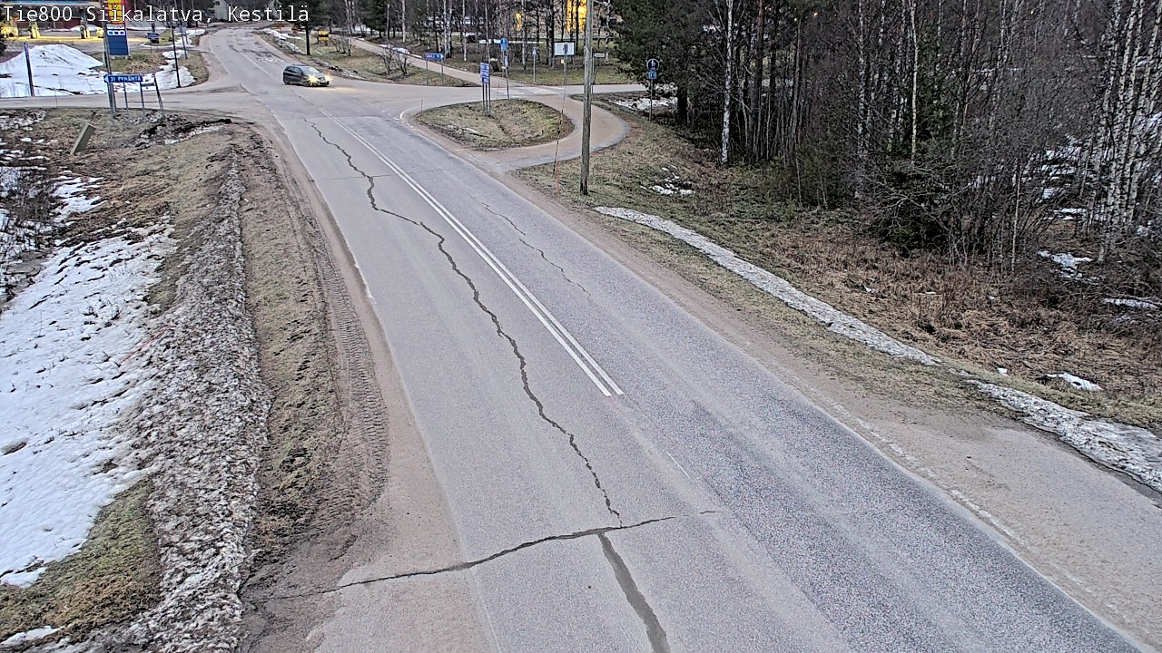 Weather Camera Image Väg 800 Siikalatva Kestilä, Siikalatva, Pohjois-Pohjanmaa