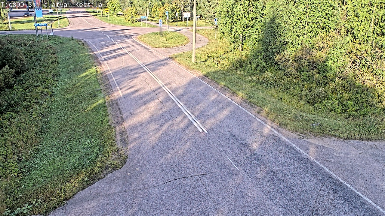 Weather Camera Image Väg 800 Siikalatva Kestilä, Siikalatva, Pohjois-Pohjanmaa