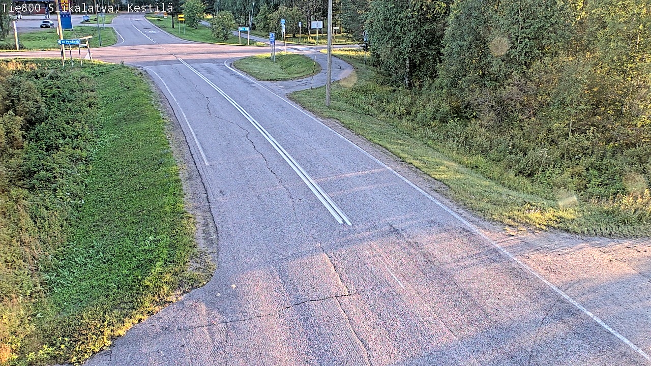 Weather Camera Image Väg 800 Siikalatva Kestilä, Siikalatva, Pohjois-Pohjanmaa