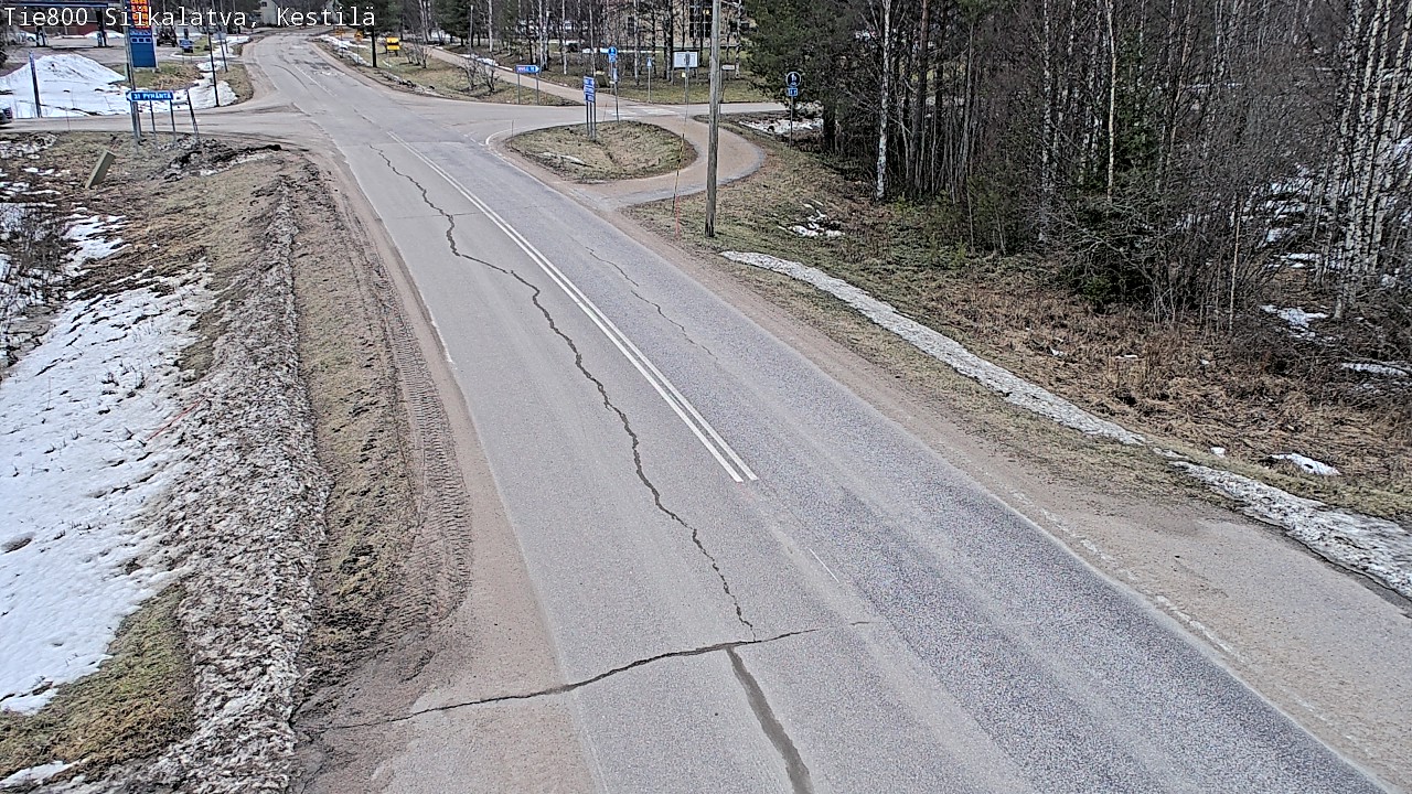 Weather Camera Image Väg 800 Siikalatva Kestilä, Siikalatva, Pohjois-Pohjanmaa