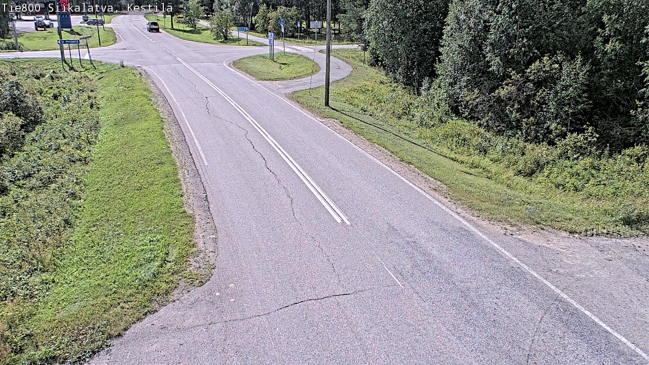 Weather Camera Image Väg 800 Siikalatva Kestilä, Siikalatva, Pohjois-Pohjanmaa