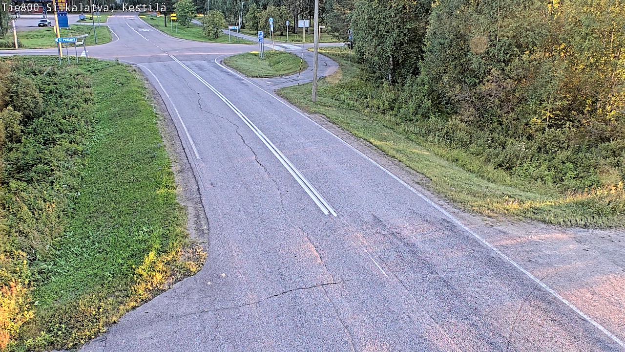 Weather Camera Image Väg 800 Siikalatva Kestilä, Siikalatva, Pohjois-Pohjanmaa