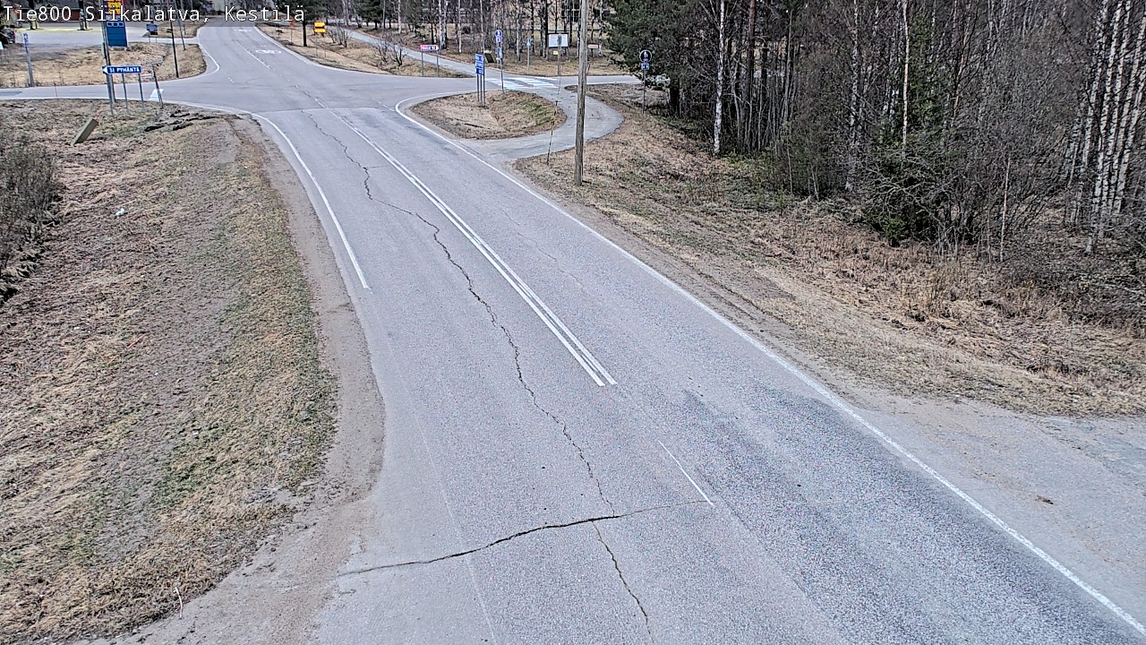 Weather Camera Image Väg 800 Siikalatva Kestilä, Siikalatva, Pohjois-Pohjanmaa