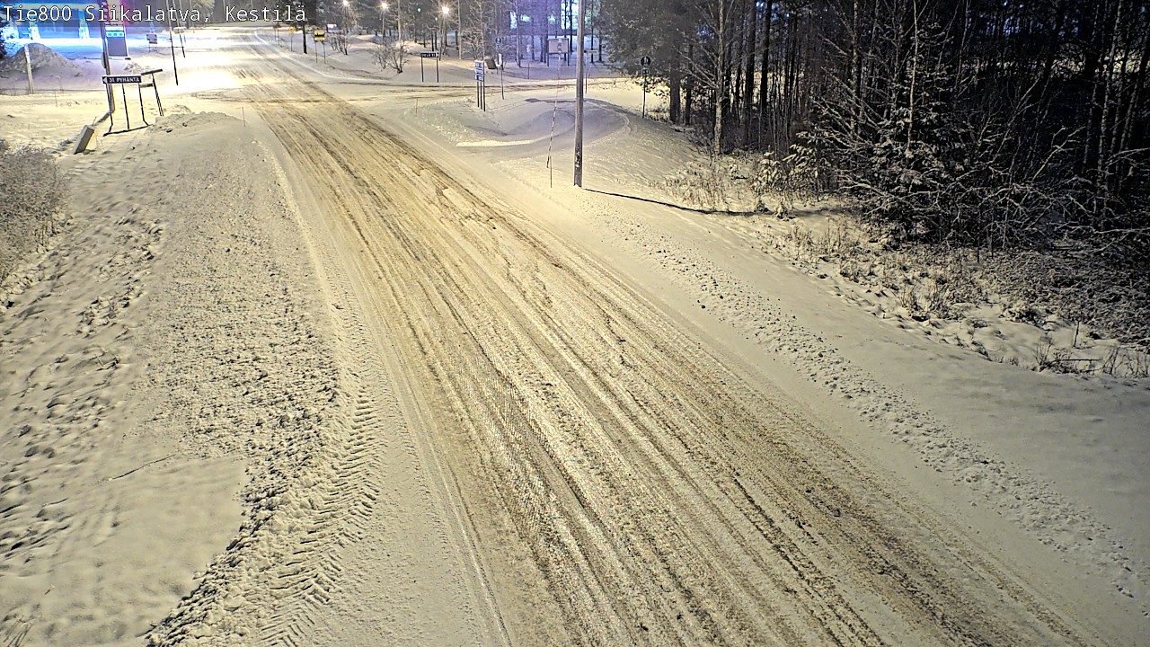 Weather Camera Image Väg 800 Siikalatva Kestilä, Siikalatva, Pohjois-Pohjanmaa