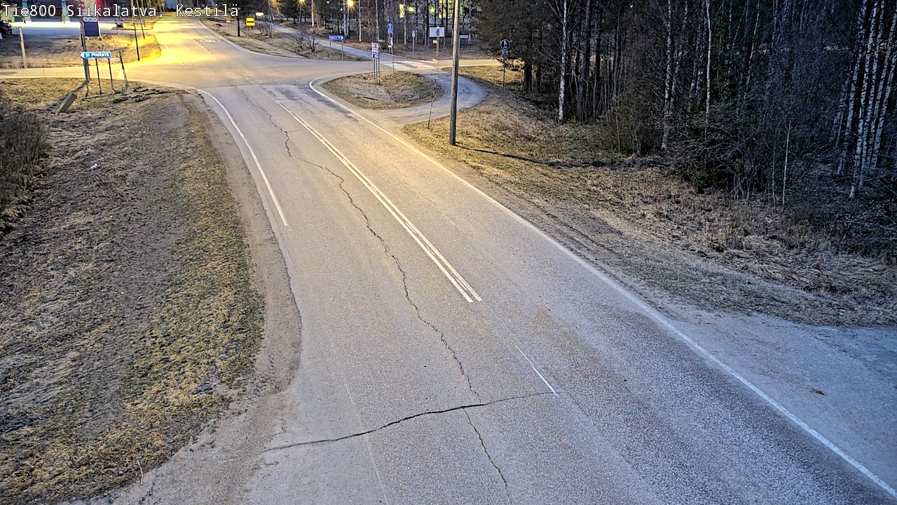 Weather Camera Image Väg 800 Siikalatva Kestilä, Siikalatva, Pohjois-Pohjanmaa