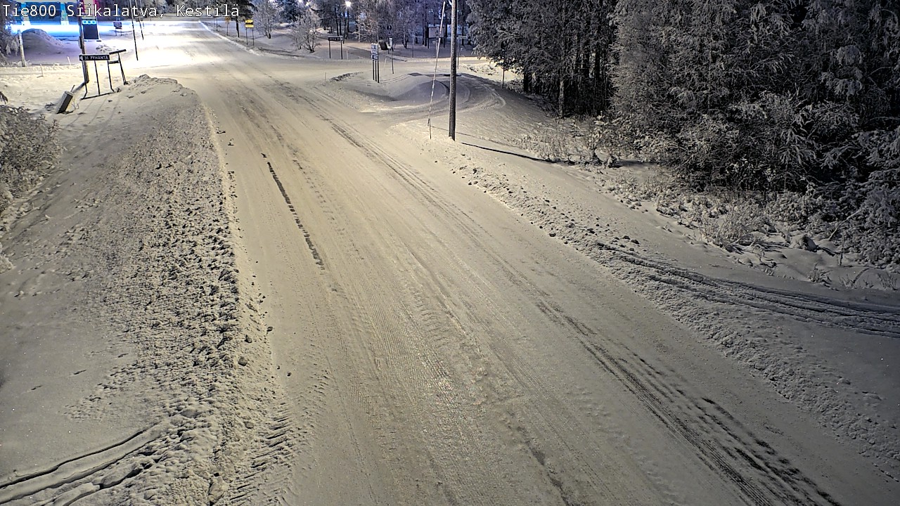 Weather Camera Image Road 800 Siikalatva Kestilä, Siikalatva, Pohjois-Pohjanmaa