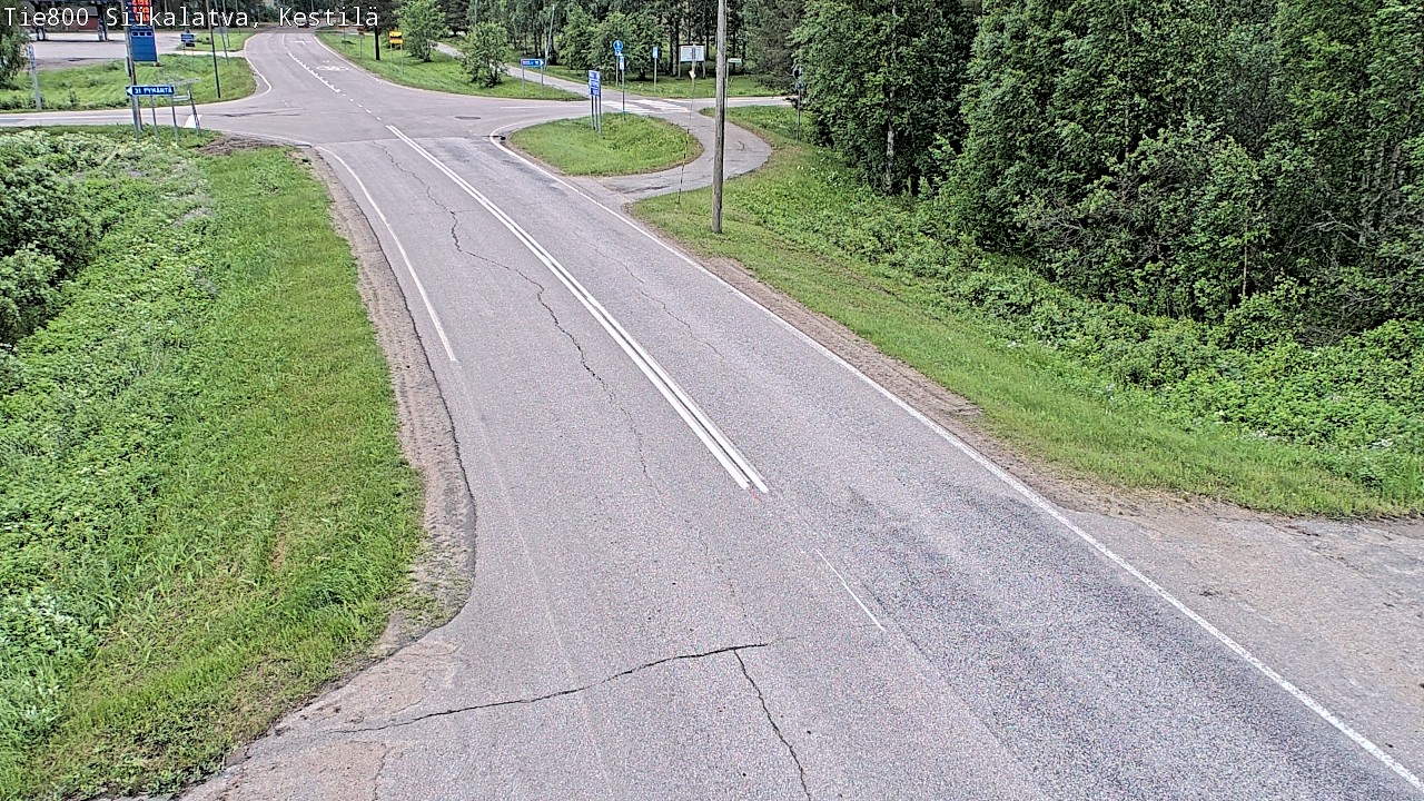 Weather Camera Image Road 800 Siikalatva Kestilä, Siikalatva, Pohjois-Pohjanmaa