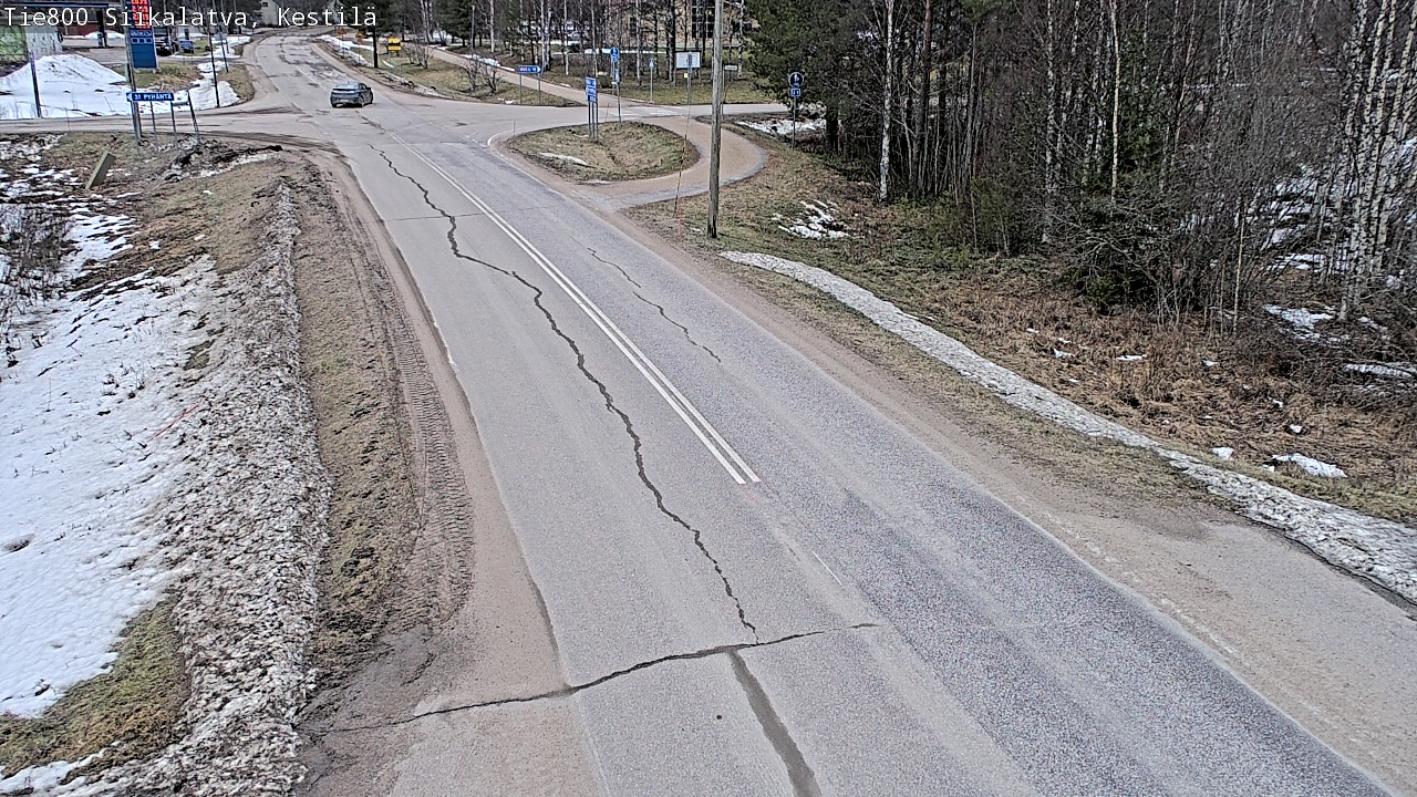 Weather Camera Image Väg 800 Siikalatva Kestilä, Siikalatva, Pohjois-Pohjanmaa