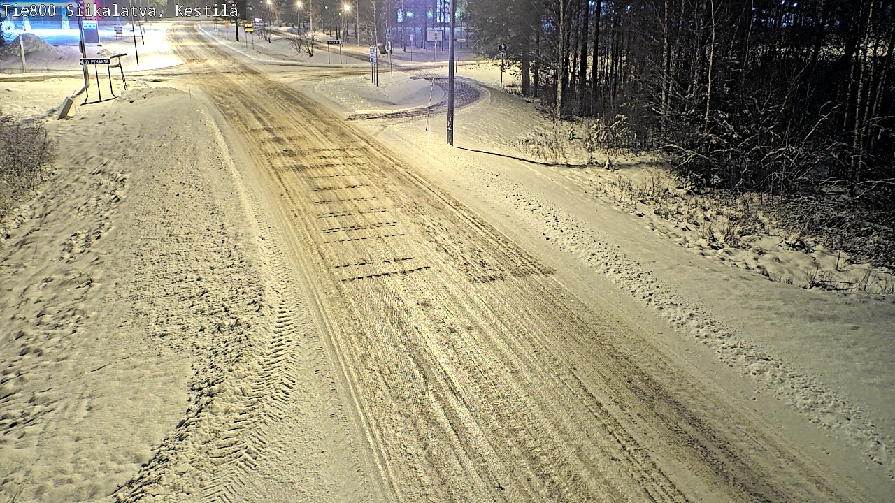 Weather Camera Image Väg 800 Siikalatva Kestilä, Siikalatva, Pohjois-Pohjanmaa