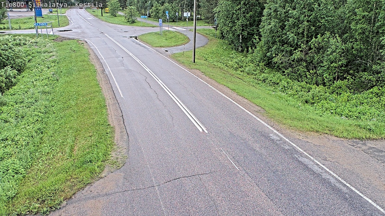 Weather Camera Image Road 800 Siikalatva Kestilä, Siikalatva, Pohjois-Pohjanmaa