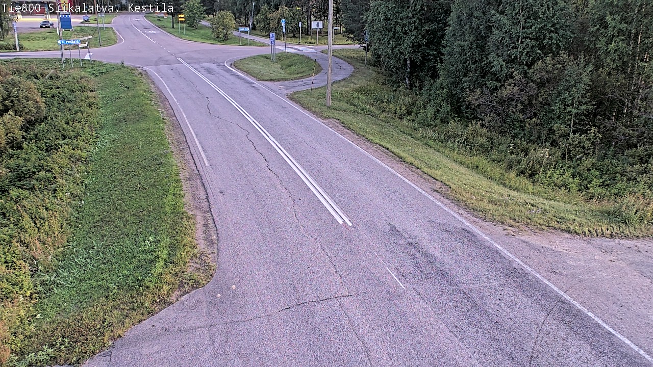 Weather Camera Image Väg 800 Siikalatva Kestilä, Siikalatva, Pohjois-Pohjanmaa