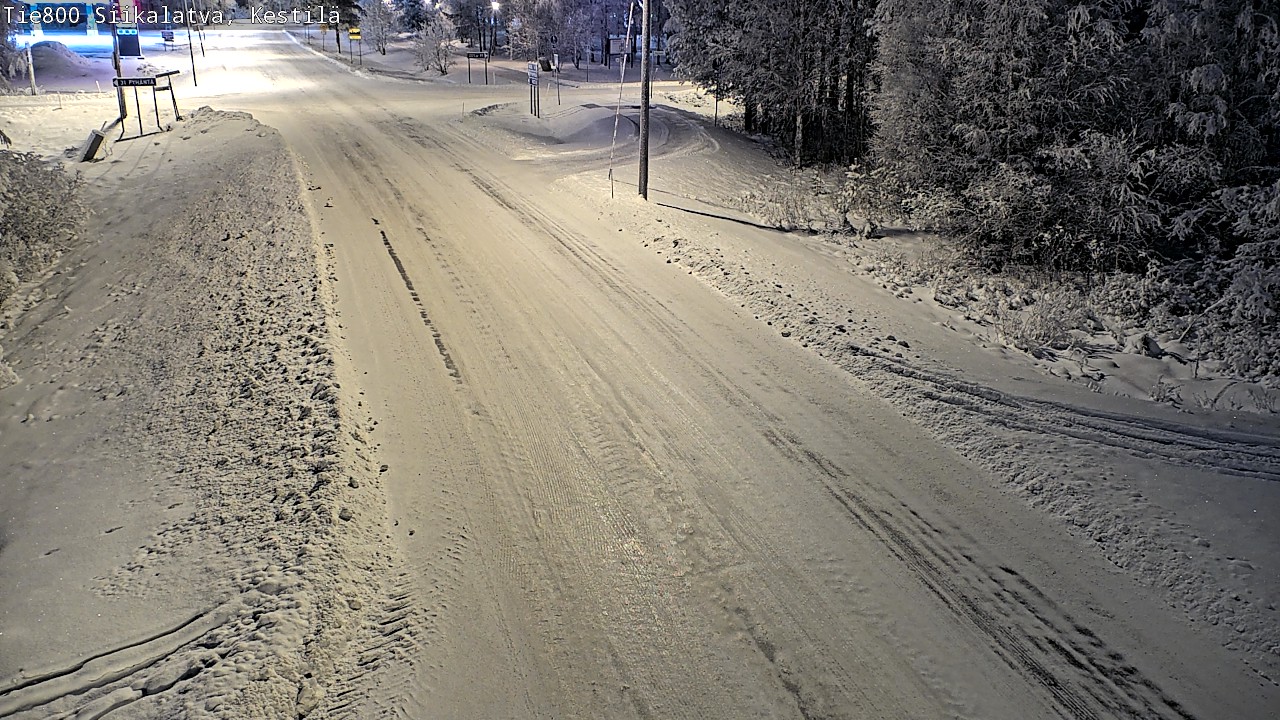 Weather Camera Image Road 800 Siikalatva Kestilä, Siikalatva, Pohjois-Pohjanmaa
