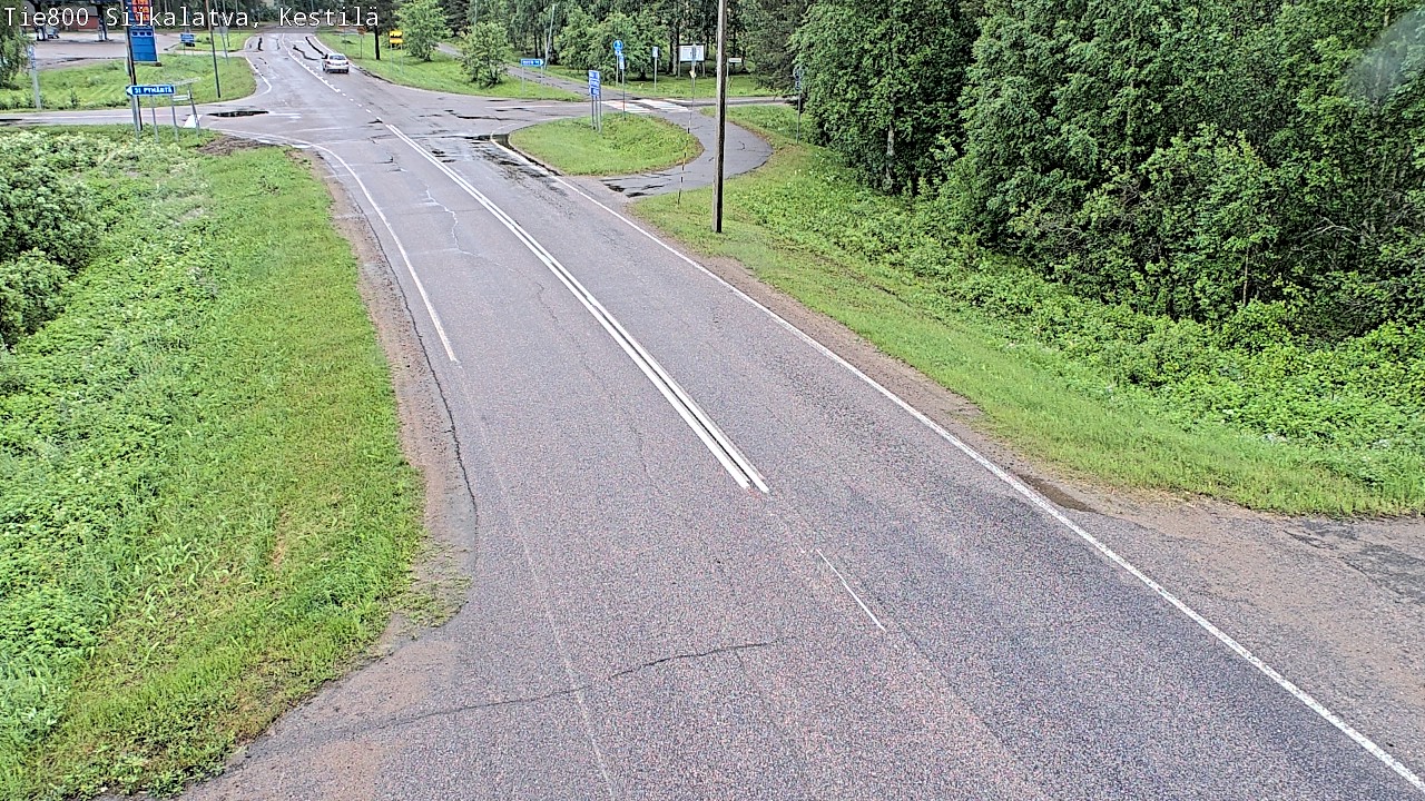Weather Camera Image Road 800 Siikalatva Kestilä, Siikalatva, Pohjois-Pohjanmaa