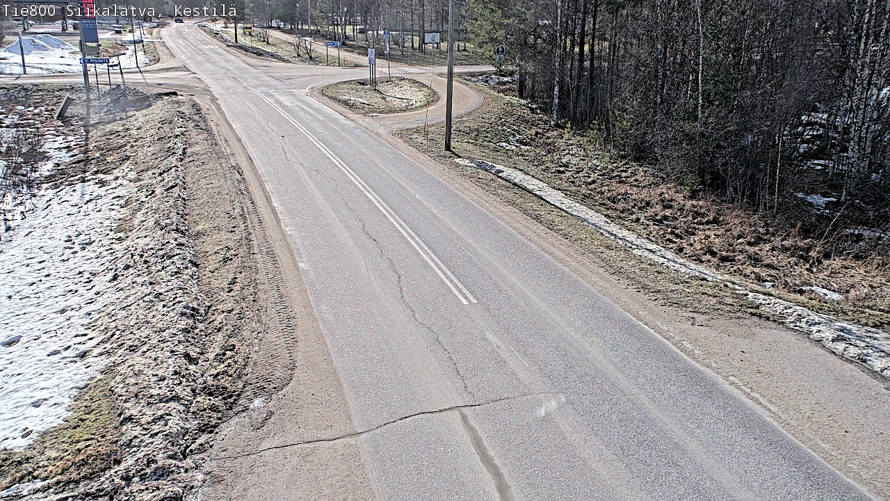 Weather Camera Image Väg 800 Siikalatva Kestilä, Siikalatva, Pohjois-Pohjanmaa