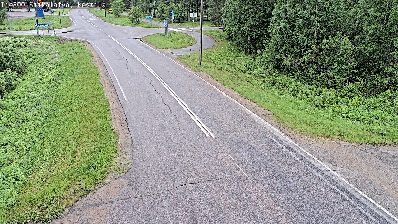 Weather Camera Image Road 800 Siikalatva Kestilä, Siikalatva, Pohjois-Pohjanmaa