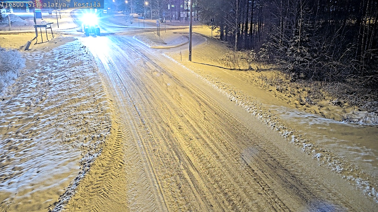 Weather Camera Image Väg 800 Siikalatva Kestilä, Siikalatva, Pohjois-Pohjanmaa