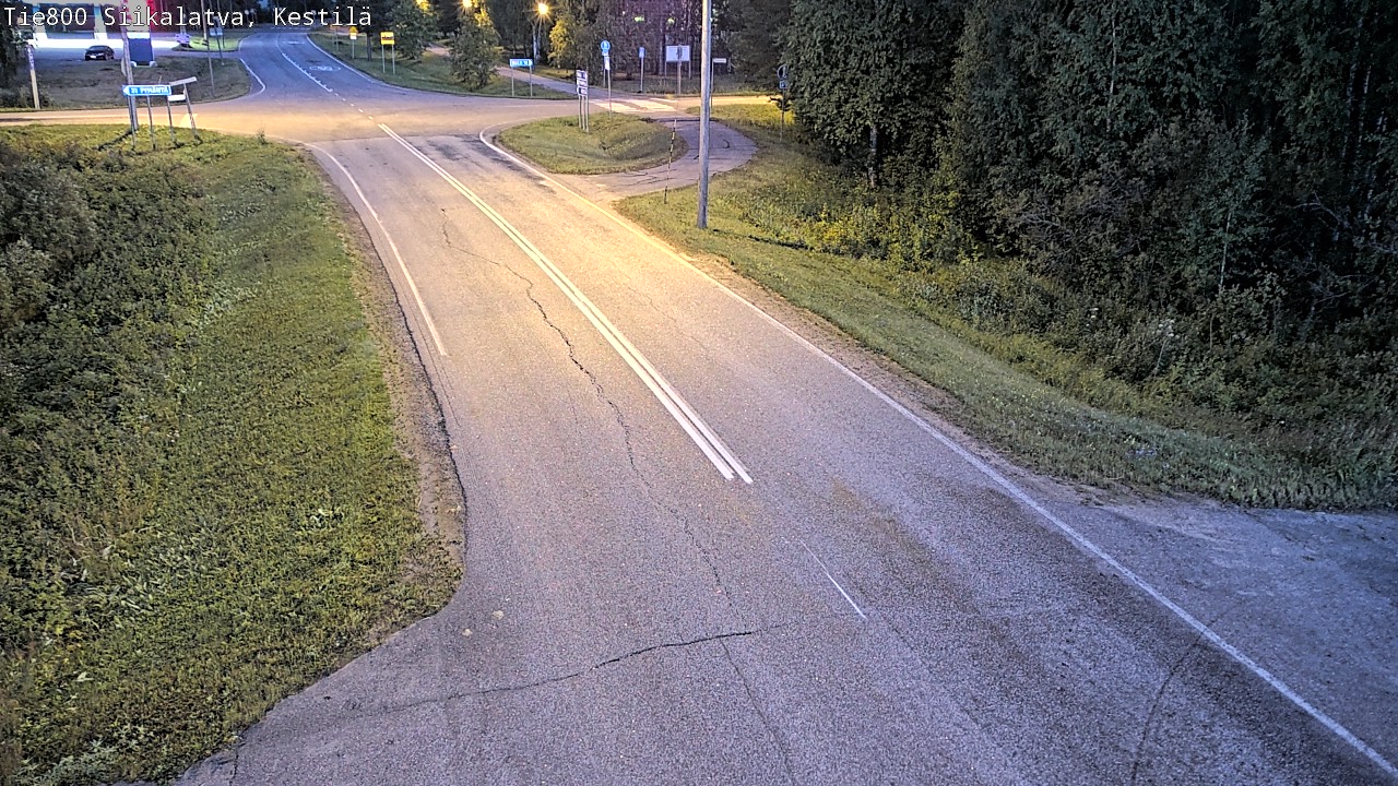 Weather Camera Image Väg 800 Siikalatva Kestilä, Siikalatva, Pohjois-Pohjanmaa