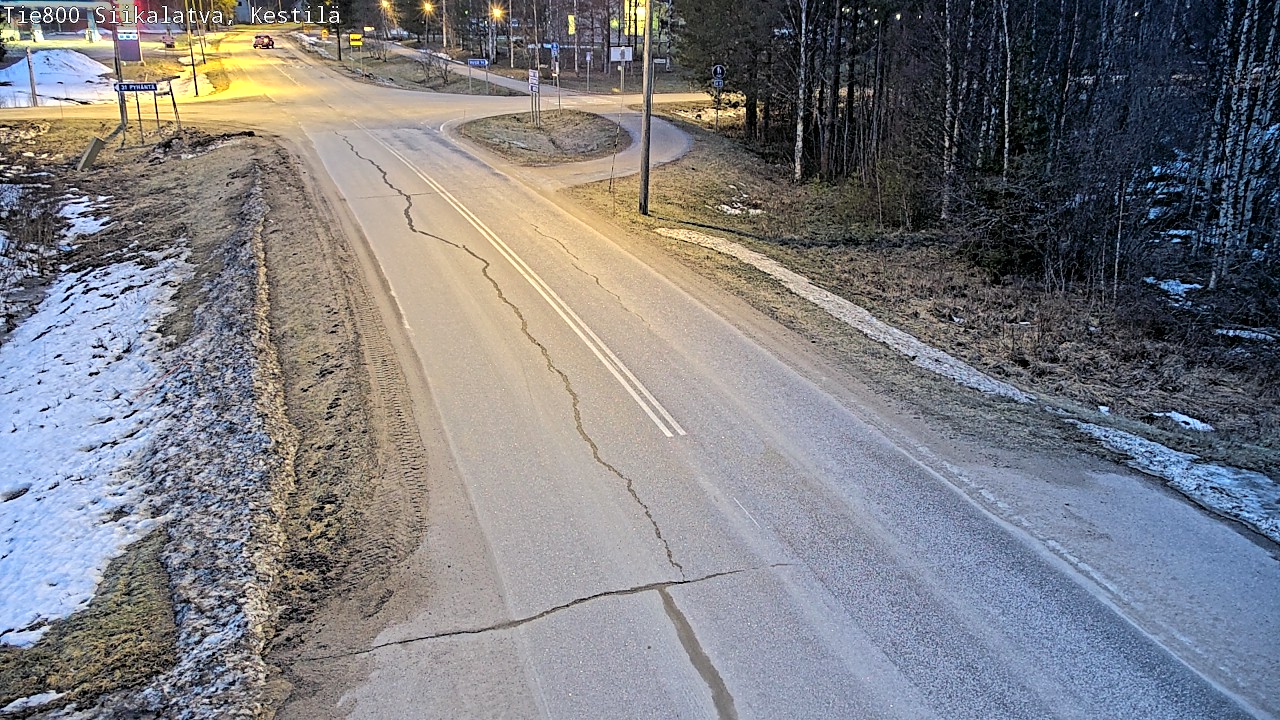 Weather Camera Image Väg 800 Siikalatva Kestilä, Siikalatva, Pohjois-Pohjanmaa
