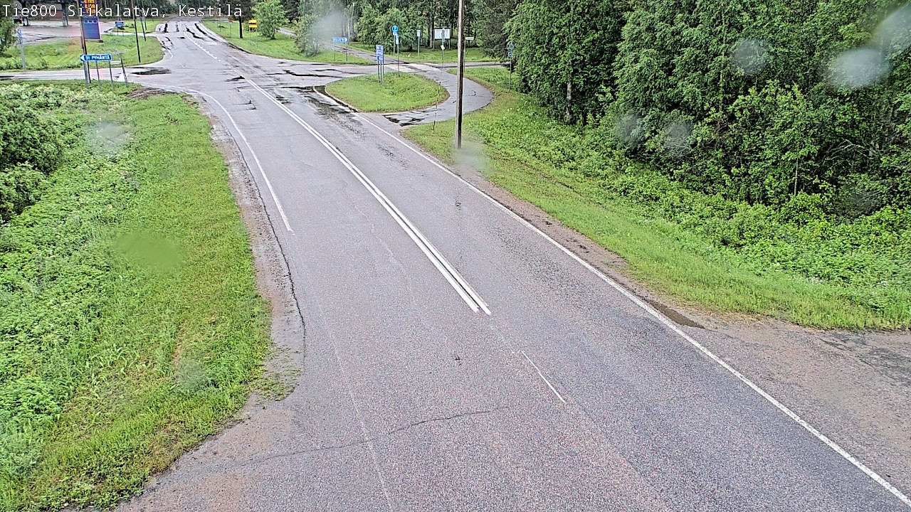 Weather Camera Image Road 800 Siikalatva Kestilä, Siikalatva, Pohjois-Pohjanmaa