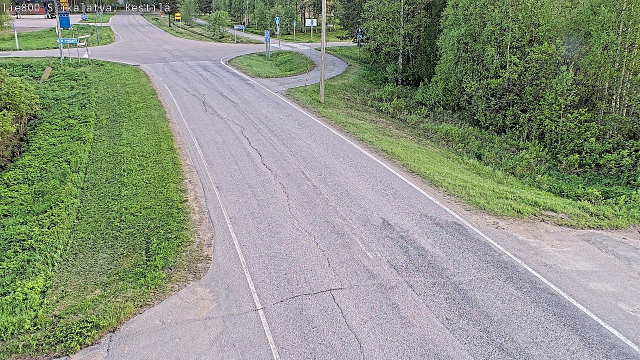 Weather Camera Image Road 800 Siikalatva Kestilä, Siikalatva, Pohjois-Pohjanmaa