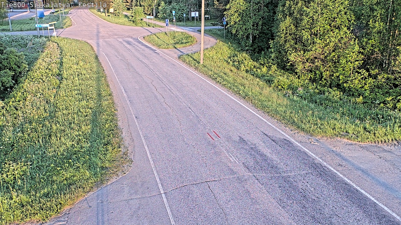 Weather Camera Image Road 800 Siikalatva Kestilä, Siikalatva, Pohjois-Pohjanmaa