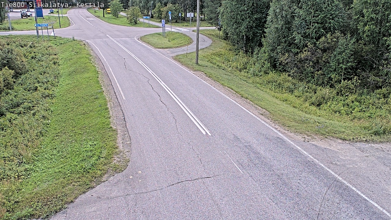 Weather Camera Image Väg 800 Siikalatva Kestilä, Siikalatva, Pohjois-Pohjanmaa